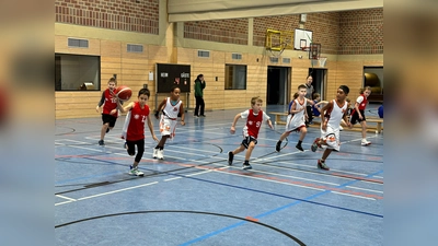 Basketball-Aktionstag in Windischeschenbach. (Bild: Paulina Tandler/exb)