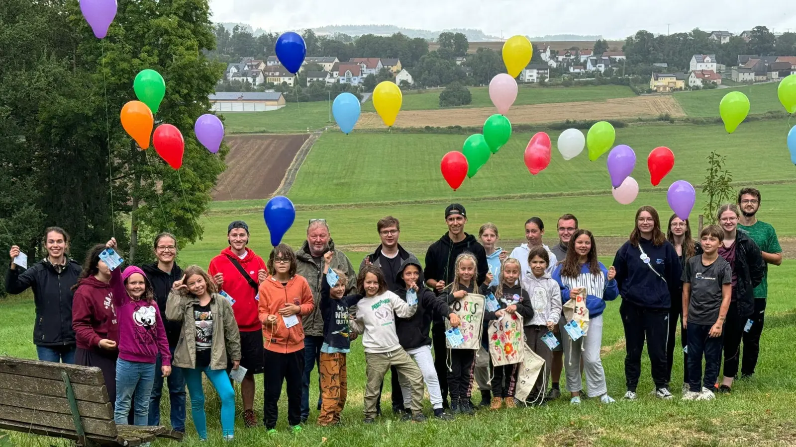 Ein überaus gelungenes Wochenende erlebten die Teilnehmer des Blasmusik-Zeltlagers am Mausberg.  (Bild: Gerhard Böller)