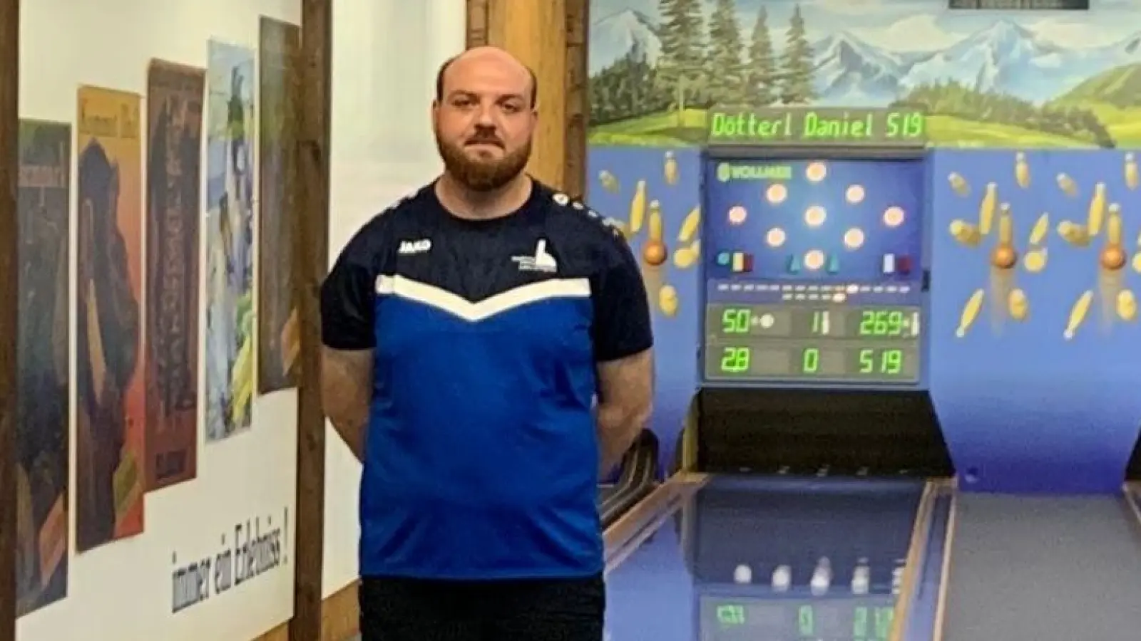Klarer Sieger war am Ende Daniel Dötterl vom SKC Hard mit 519 Holz. (Bild: Hans Malzer)