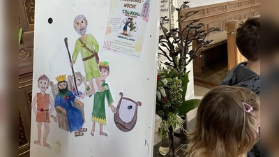 Die Erzählfiguren aus der Kinderbibelwoche (Bild: Sarah Wolf)