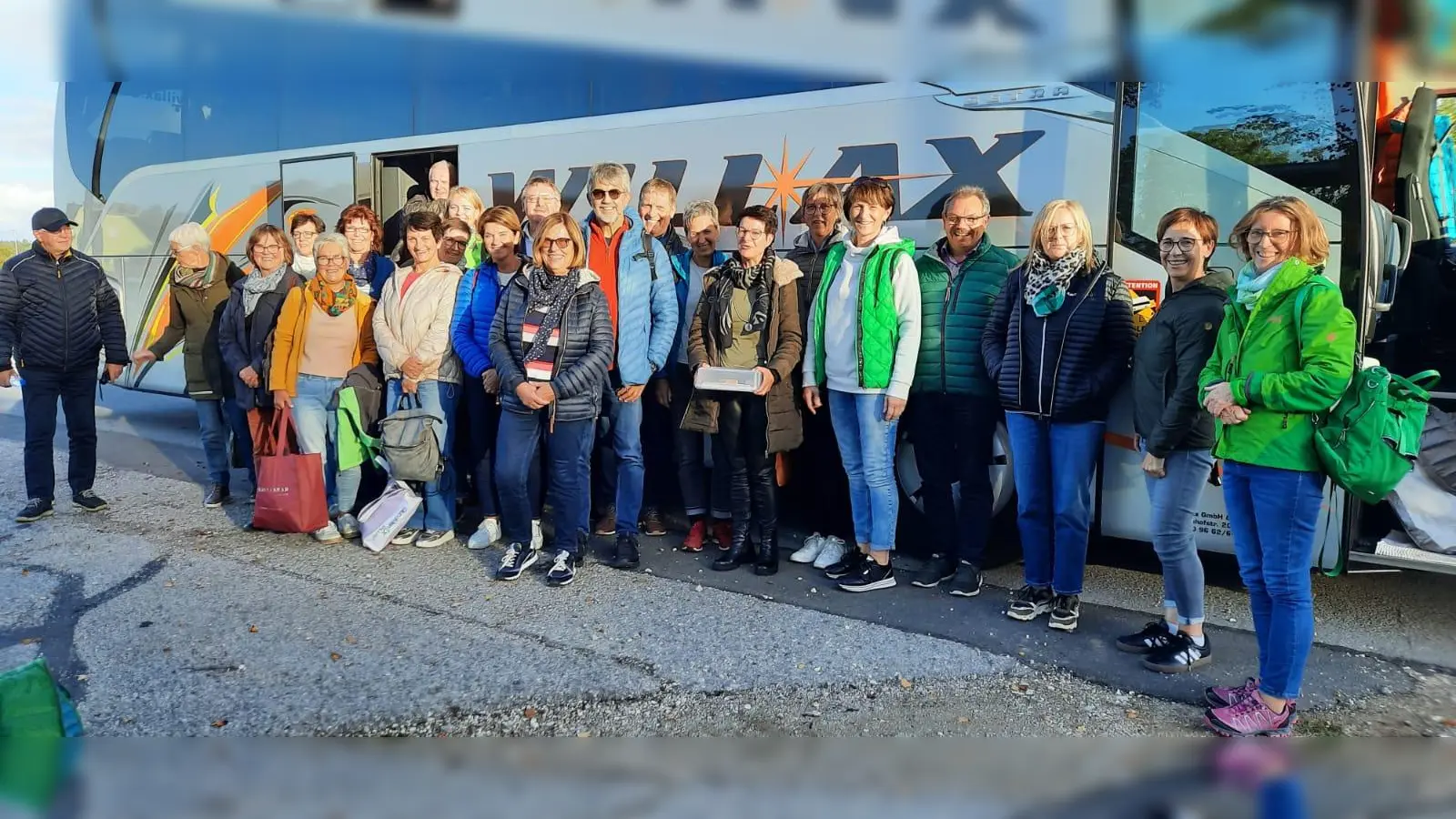 Der Vilsecker Kirchenchor unternahm einen Ausflug ins fränkische Weinland. (Bild: Barbara Schneider )