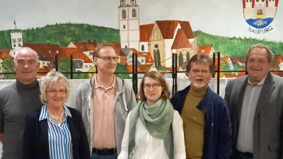 Markus Götz, Irene Ehemann, Alexander Trautner, Marie-Theres Brell, Albert Bruckner, Dieter Jäger (von links).  (Bild: Irene Ehemann)