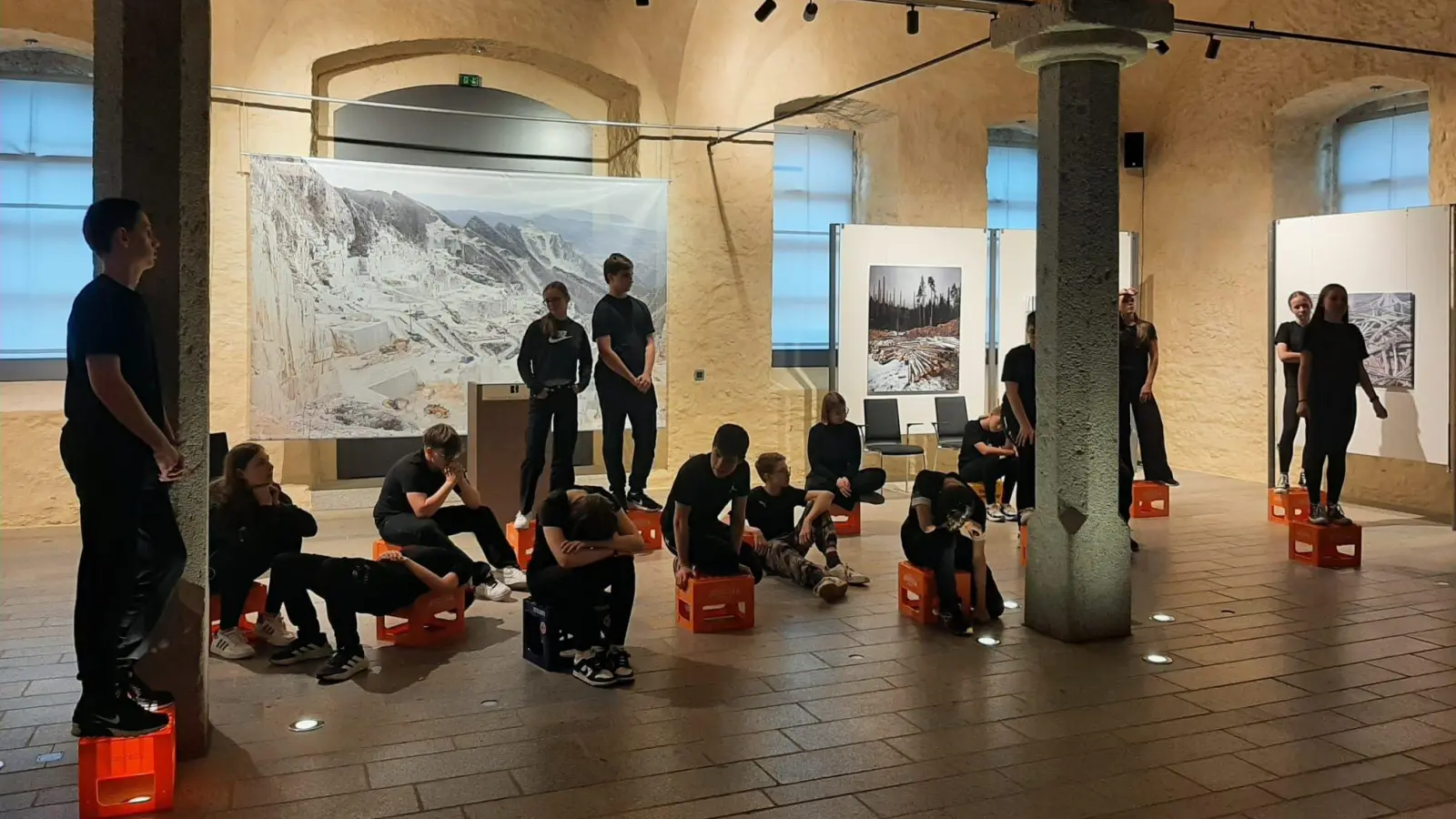 Schülerworkshop im Centrum Bavaria Bohemia: Freundschaft erlebbar machen. (Bild: Birgit Höcherl)