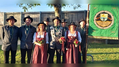 Stolz durfte eine Abordnung der Eichelbachschützen Weihern - Stein am diesjährigen Oktoberfestzug mit marschieren. (Bild: Karin Merl)