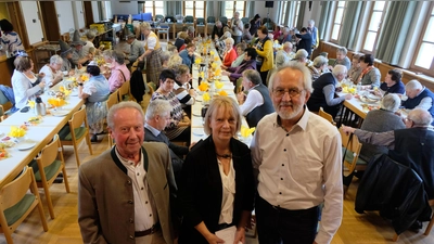 Die Organisatoren des Herbsttreffens und der Nachkirchweih von links: Erich Schieder, Josefine und Hans Winter. (Bild: Fred Lehner)