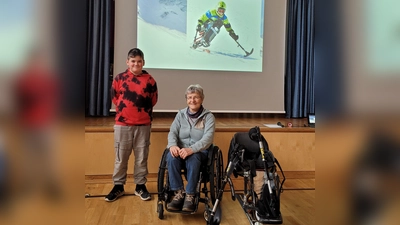 Gerda Pamler und der Schüler Leon Pamler (Bild: Dr. Alois Spitzer)