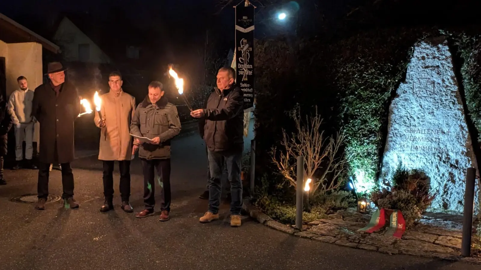 Totengedenken der Hammerwegsiedler (Bild: Bernd Lehner)