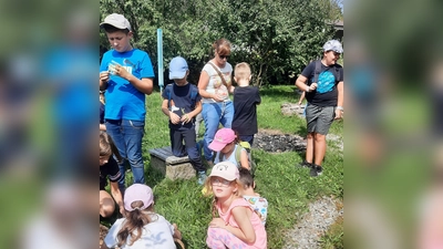 Wildkräuterexkursion beim Ferienprogramm des Obst- und Gartenbauvereins. (Bild: Doris Deubzer)