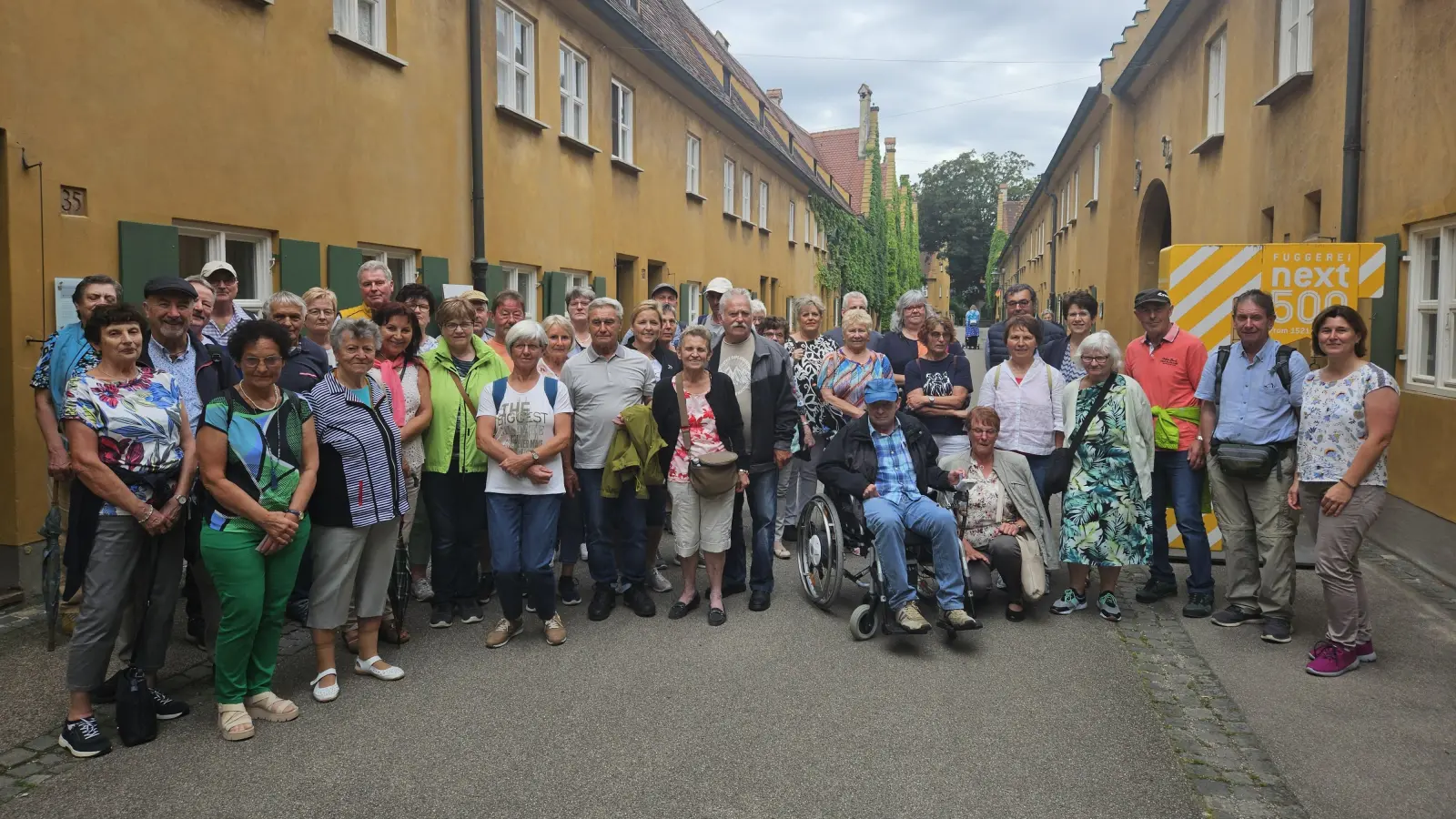 Die Teilnehmer bei der Tagesfahrt nach Augsburg. (Bild: Doris Lehnerer)