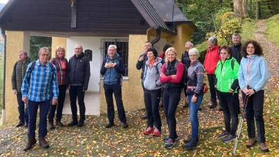 Die Teilnehmer der Wanderung. (Bild: Herbert Reiml)