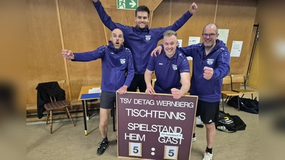 v.l. Christian Daniel, Andres Bauer, Alexander Buchner, Kilian Graber (Bild: Dieter Buchner)