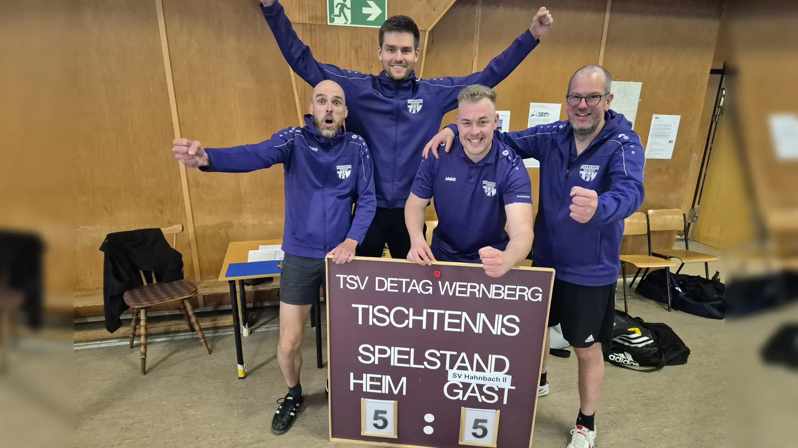 v.l. Christian Daniel, Andres Bauer, Alexander Buchner, Kilian Graber (Bild: Dieter Buchner)