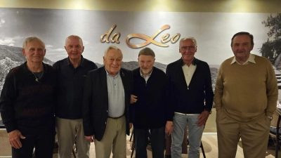Aufstiegsmannschaft von links nach rechts: Helmut Hecht, Dr.Erben Manfred, Hajo Müller, Hans Schieder, Harry Lohse und Walter Österreicher (Bild: Alexander Erben)
