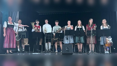 Die „BigBrasser” der Realschule im Stiftland (Bild: Katrin Weiß)