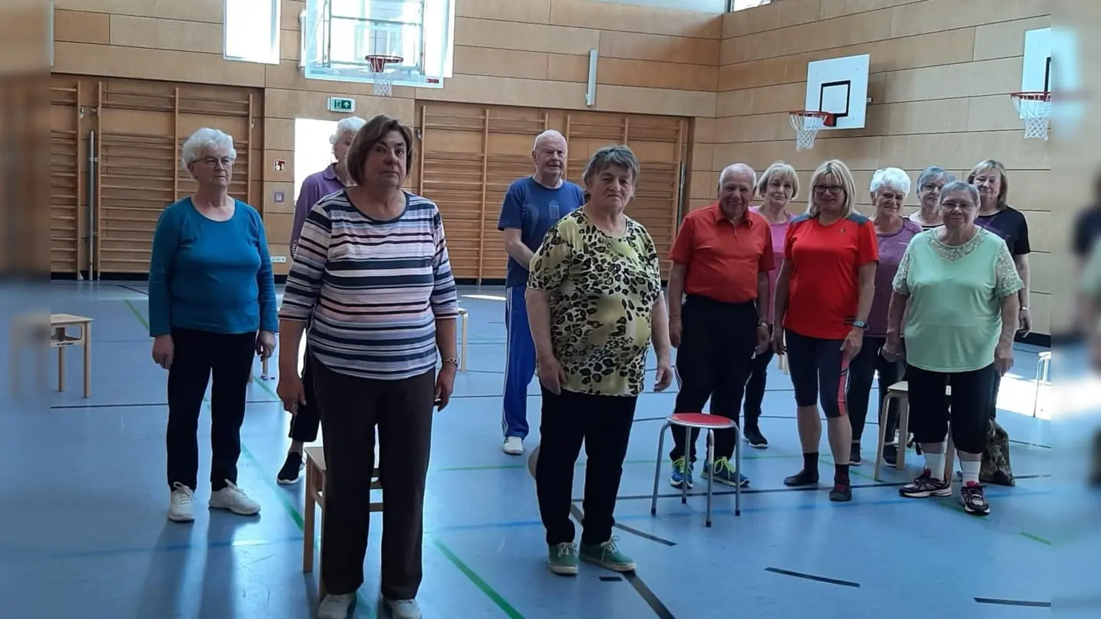 Die Sportgruppe (Bild: Mariamme Schefföer)