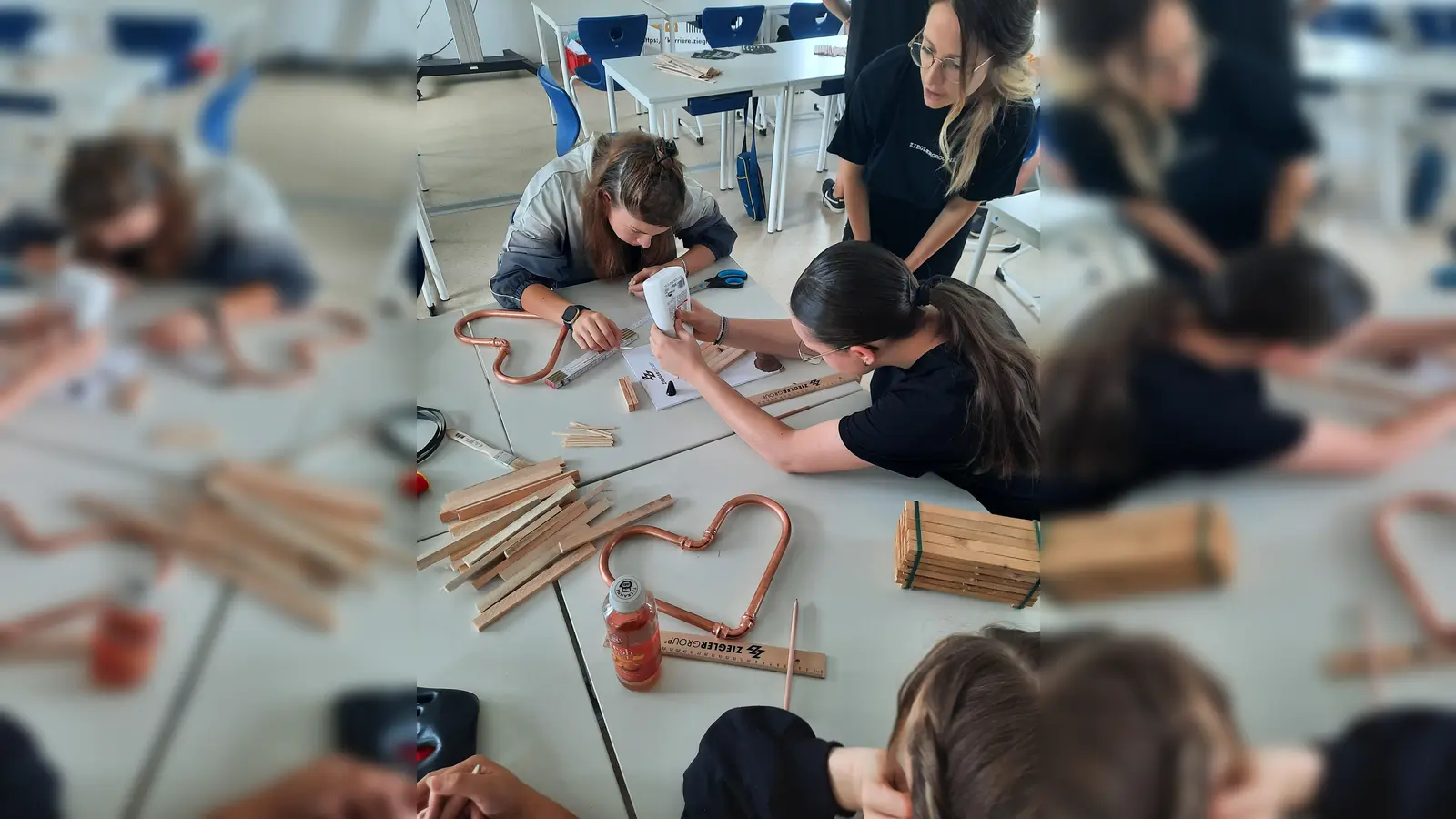 Handwerkliches Geschick mit Holz und Metall  (Bild: Ramon Gomez-Islinger )