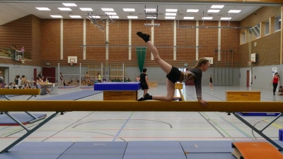 175 Turnerinnen gingen beim Turn Cup P1-5 an den Start. (Bild: Larissa Wegmann)