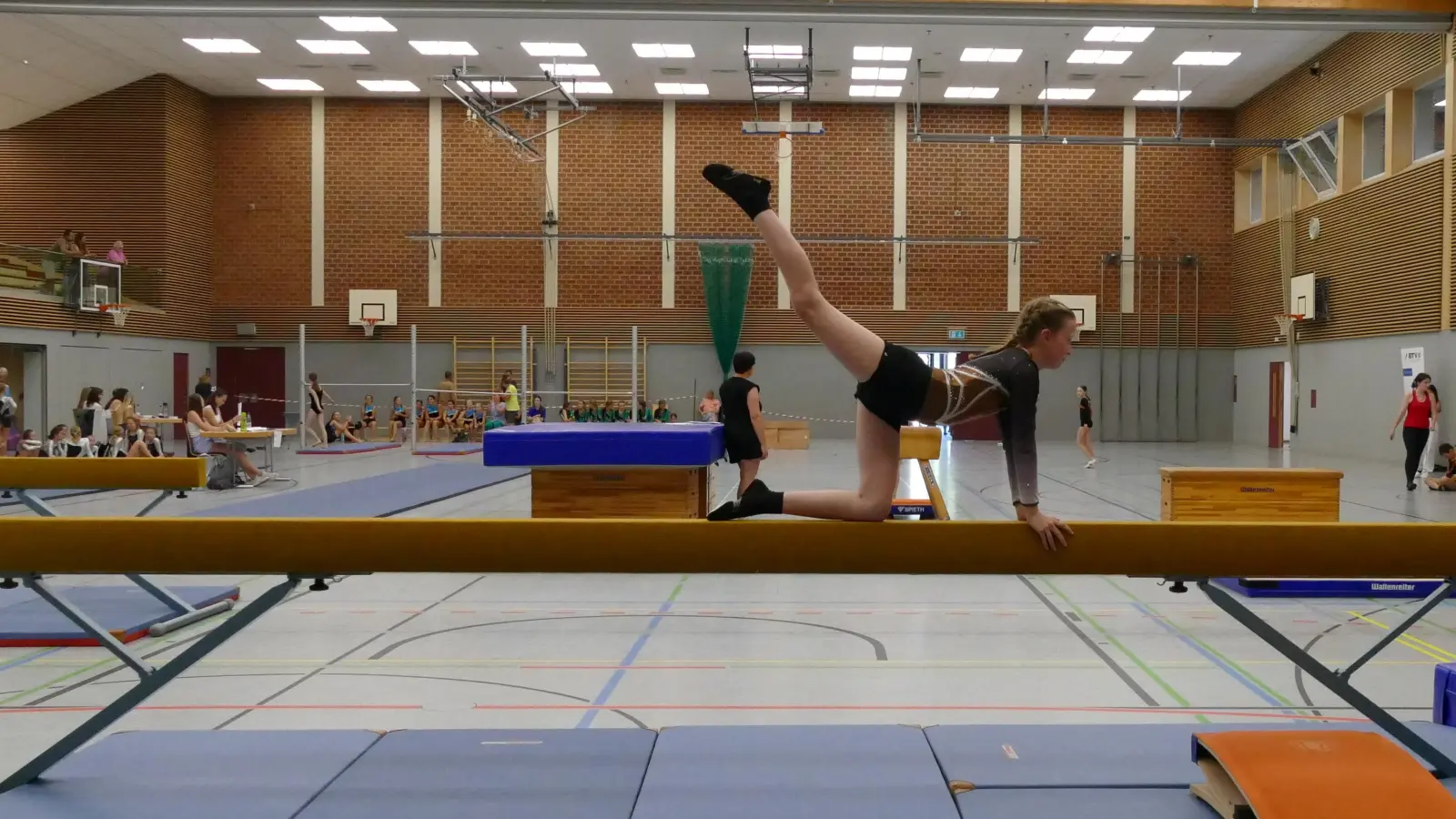 175 Turnerinnen gingen beim Turn Cup P1-5 an den Start. (Bild: Larissa Wegmann)
