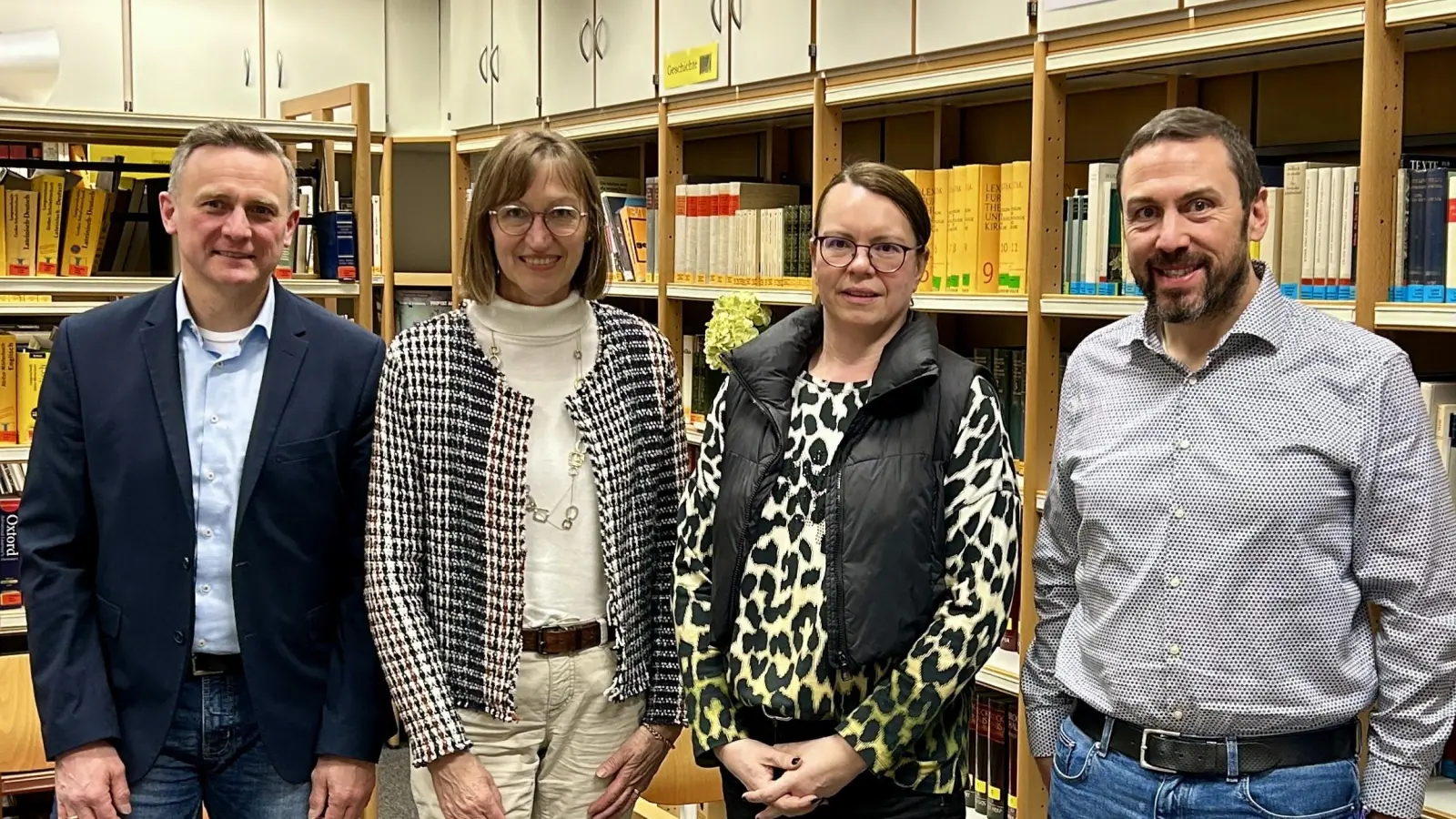 Bild (von links nach rechts): Hubert Pamler, Johanna Baumann, Petra Beer-Dausch und Peter Schmid (nicht im Bild: Andreas Schlotter und Horst Bauer (Bild: Christian Schwab)