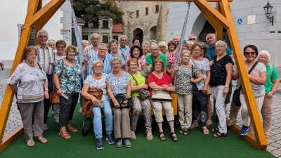 Zahlreiche Seniorinnen und Senioren nahmen am Tagesausflug nach Augsburg teil. (Bild: Nicole Häckel-Söllner)