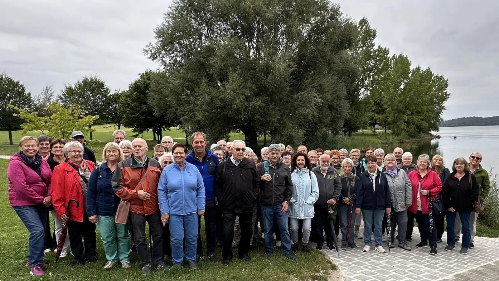 Die Gruppe des VdK Schwarzenfeld beim ausflug ins Fränkische.  (Bild: Cordula Strupf-Daub)