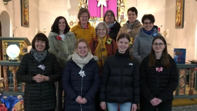 Das ökumenische Team des Weltgebetstages in der katholischen St. Ulrich Kirche. (Bild: Bernhard Schmauß)