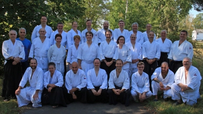 Im Bild die zum Jahrestraining anwesenden Aikidoka.  (Bild: Gottfried Fröhlich)