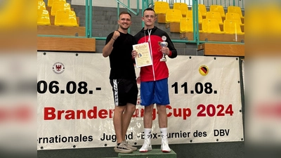 Eric Propp mit seinem Bruder Manuel, der ihn auch als Trainer coachte  (Bild: Manuel Propp )