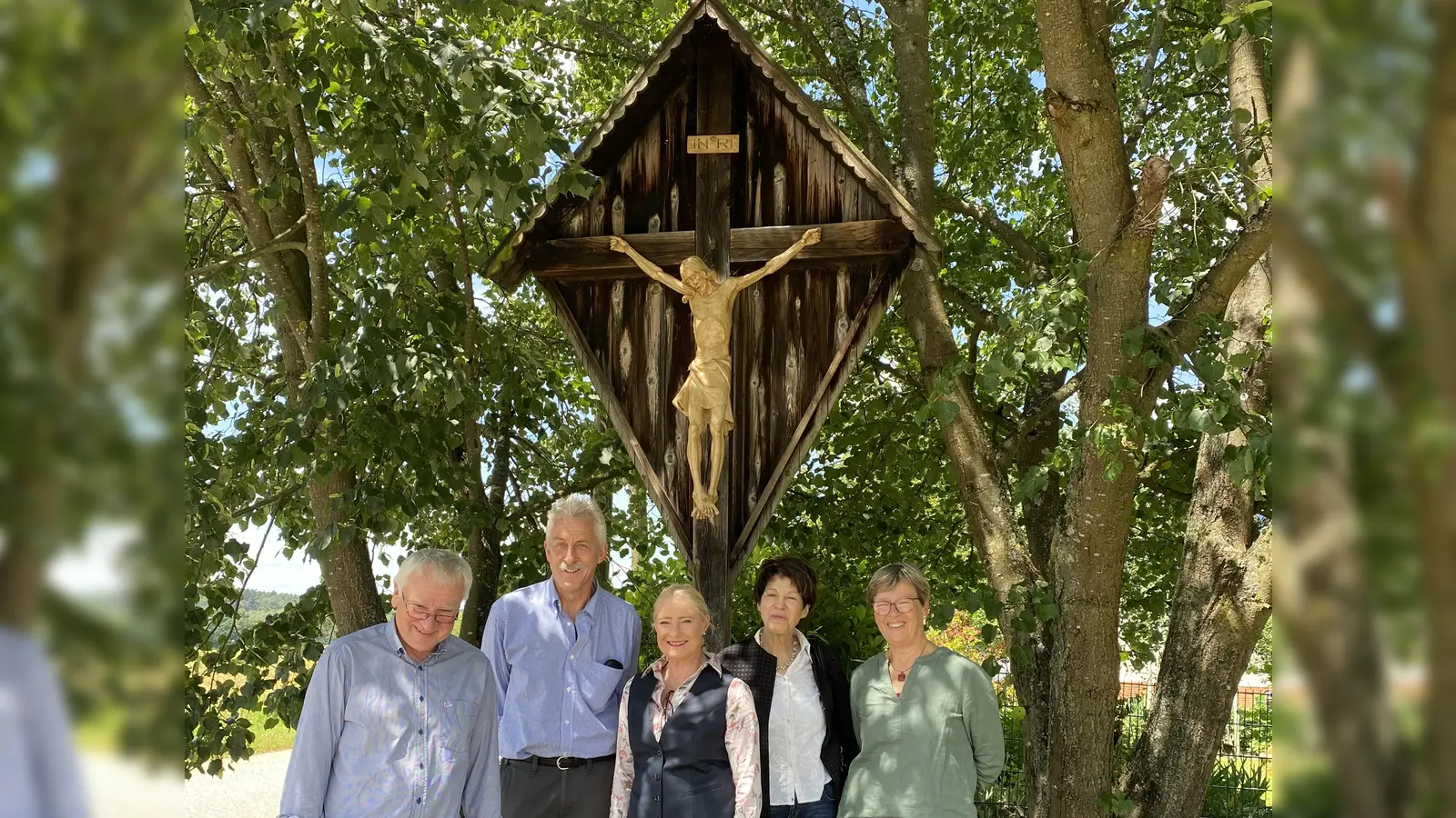 Das restaurierte Feldkreuz.  (Bild: Peter Gerhard)