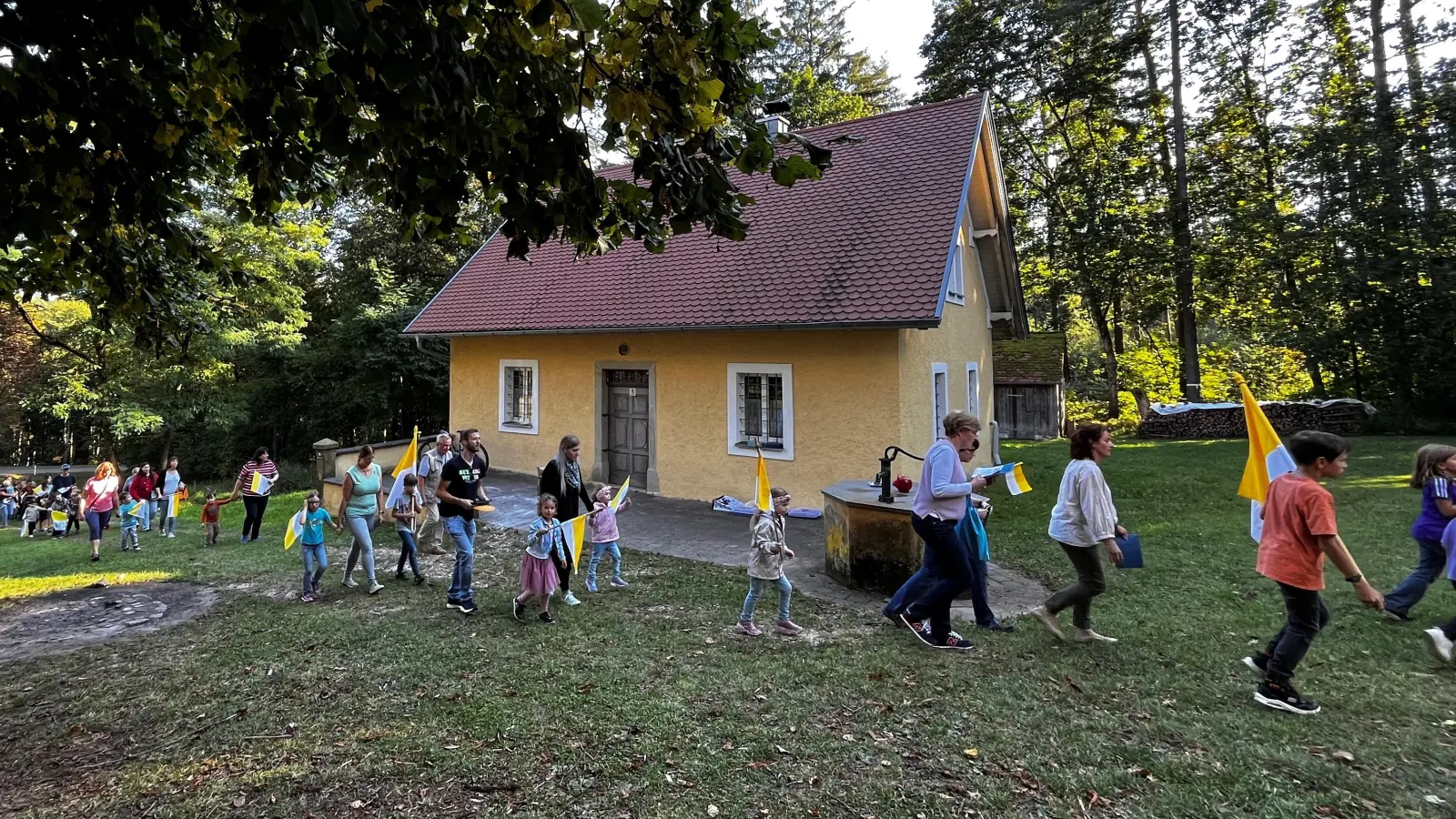 Kinderwallfahrt zum Eggenberg. (Bild: Marina Richthammer )