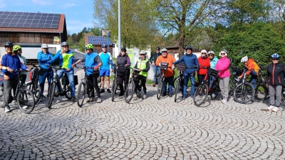 Radlergruppe „Die Bergstadtboten” (Bild: Franz Beyerlein)