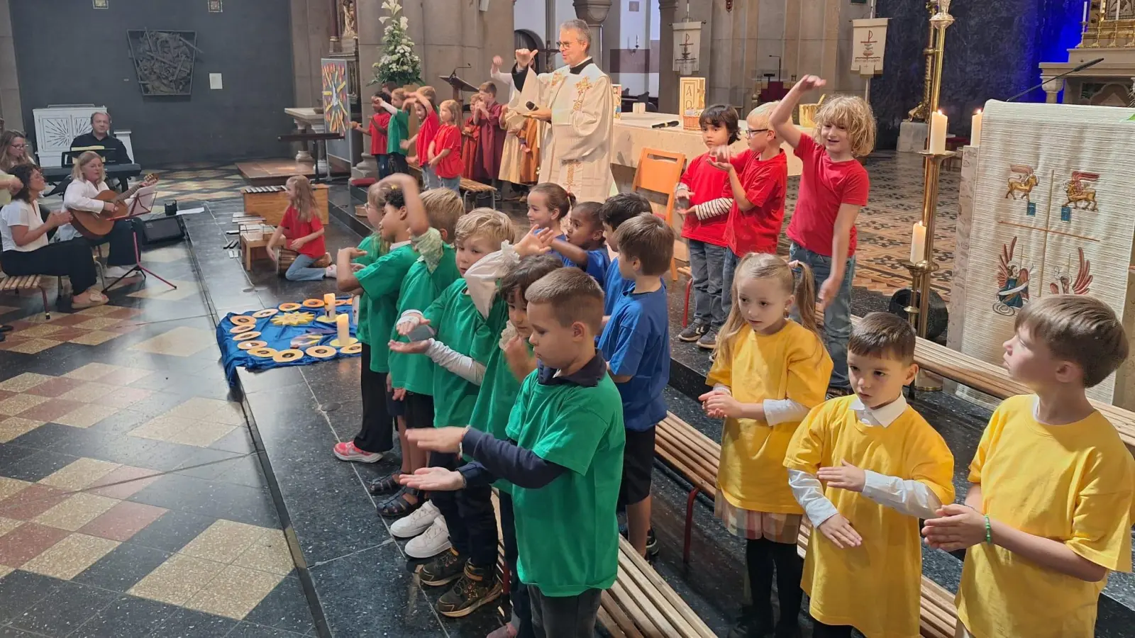 Die Vorschulkinder des Kindergarten St. Maria (Bild: Christine Westermeier)