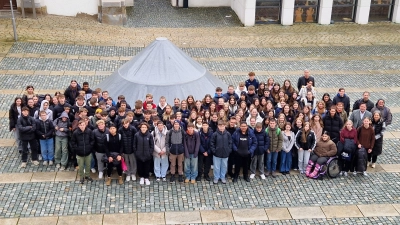 Schülerinnen und Schüler aus Waldsassen, die beim Berufswahlseminar teilgenommen haben.  (Bild: Kerstin Reiter)