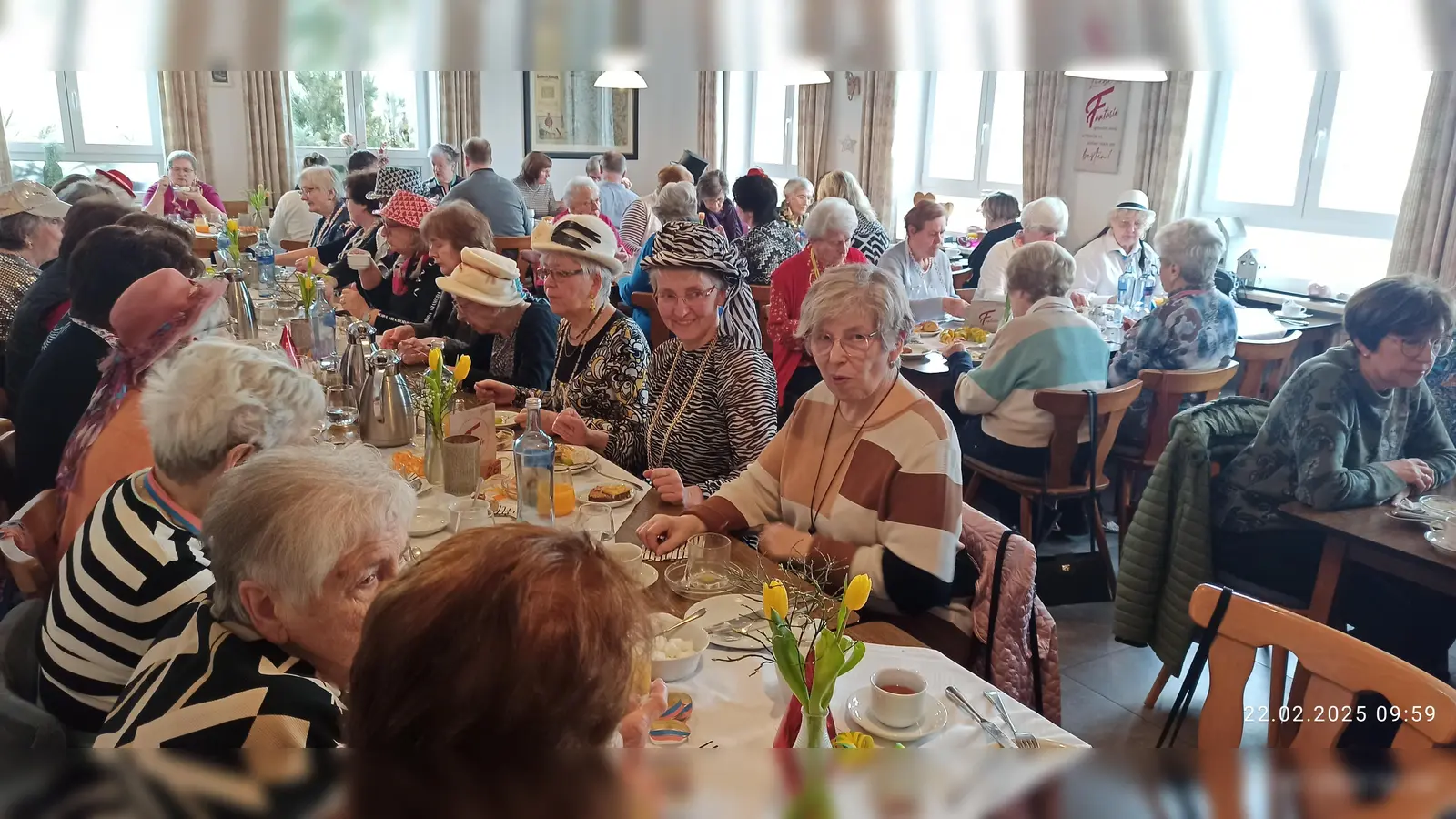 Großartige Stimmung beim Faschingsfrühstück des Kemnather Frauenbunds (Bild: Gabriele Böhm)