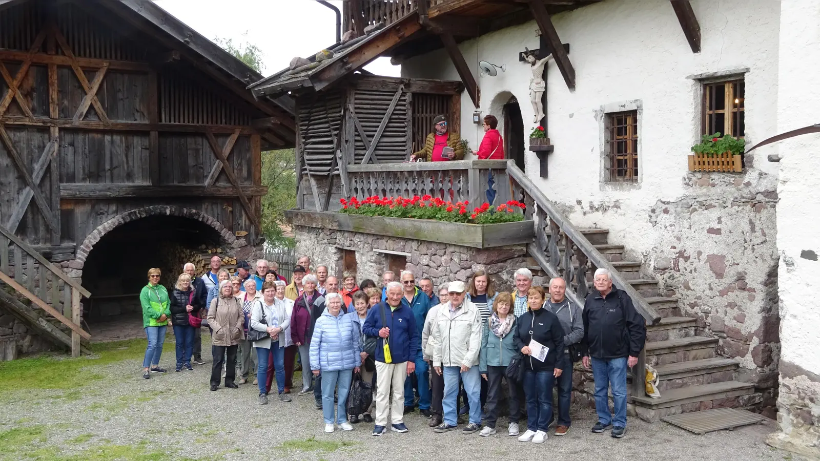 Die Wanderfreunde in Brixen. (Bild: Manfred Schaller/exb)