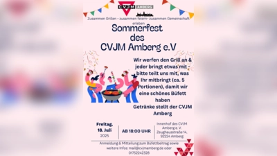 Einladung zum Sommerfest (Bild: CVJM Amberg )