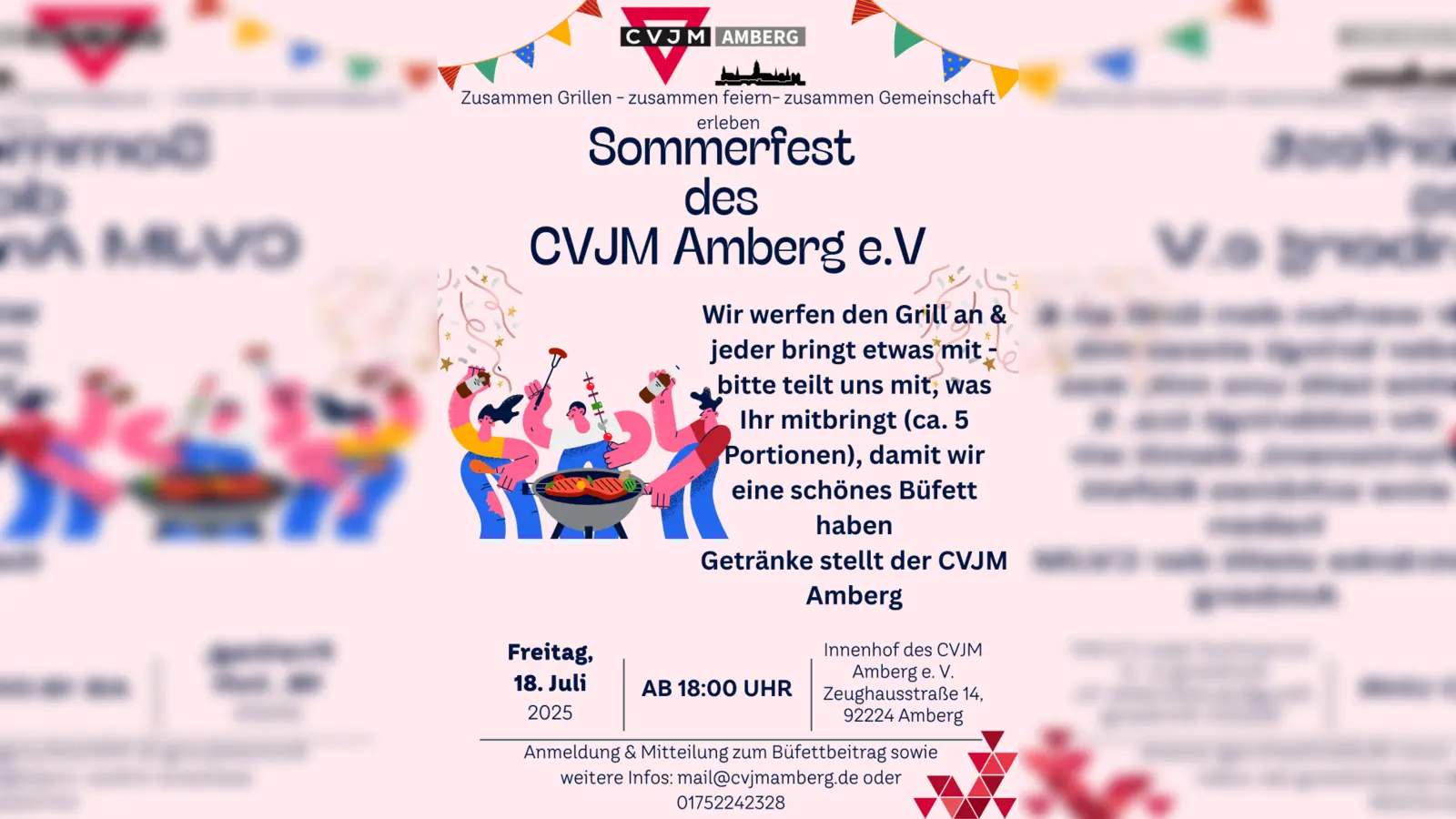 Einladung zum Sommerfest (Bild: CVJM Amberg )
