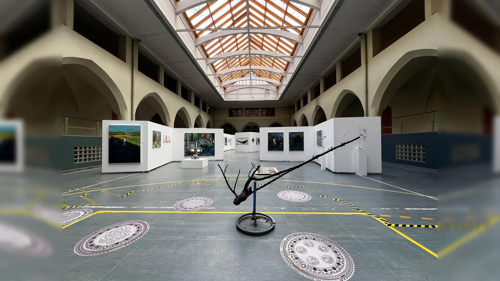 Kunst im Lichthof (Bild: Axel T Schmidt)