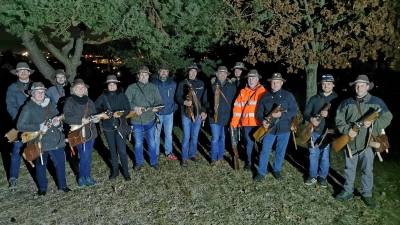 Das Anschießen des neuen Jahres hat bei den Eslarner Böllerschützen bereits Tradition. (Bild: gz)