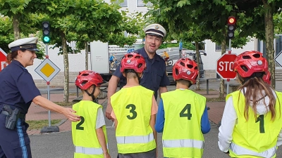 Die Jugendverkehrsschule im Landkreis Tirschenreuth besitzt seit vergangenem Jahr vier neue, digitale Ampeln für die Verkehrserziehung. Bezahlt wurden sie von der Kreisverkehrswacht Tirschenreuth.  (Archivbild: kaz)