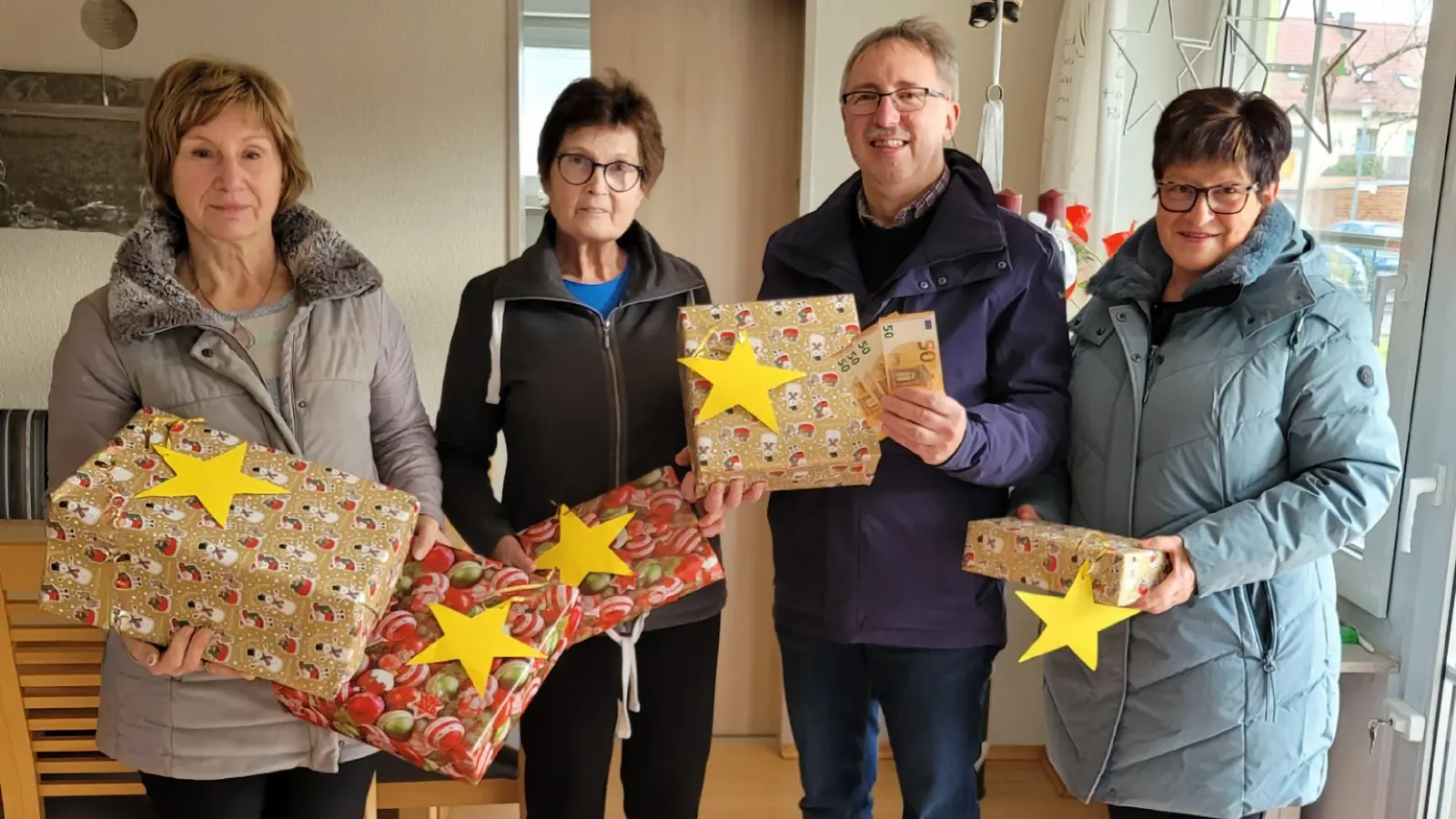 von l.n.r. Inge Kausler, Gabriele Kohl, Werner Hahn, Regina Keisinger (Bild: Erhard Kohl)