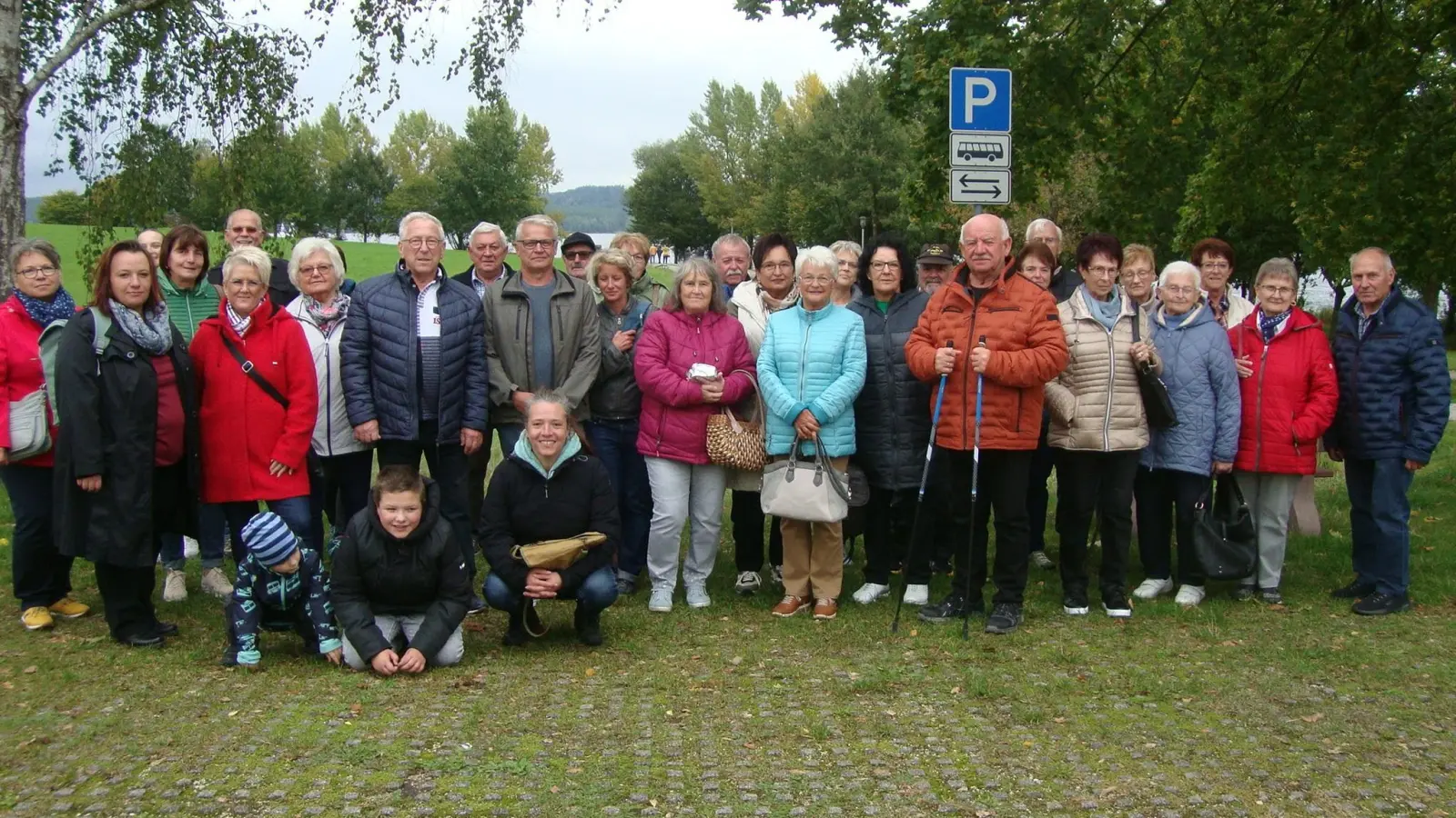 Bild zeigt die Teilnehmern an der Fahrt zum Brombachsee (Bild: Josef Söllner )