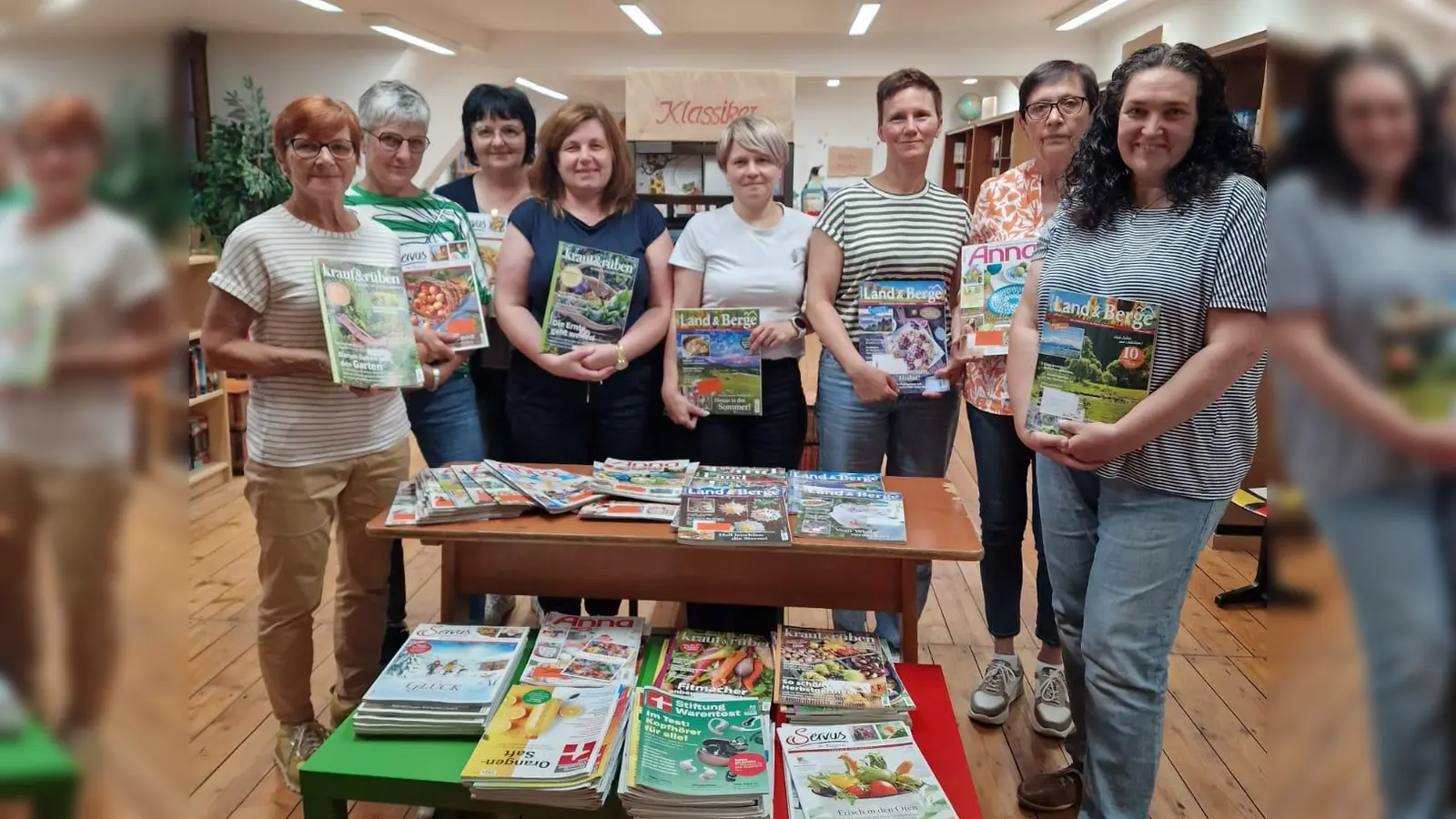 Viele unterschiedliche Zeitschriften warten darauf wieder neu entdeckt zu werden.  (Bild: Manuela Müller)