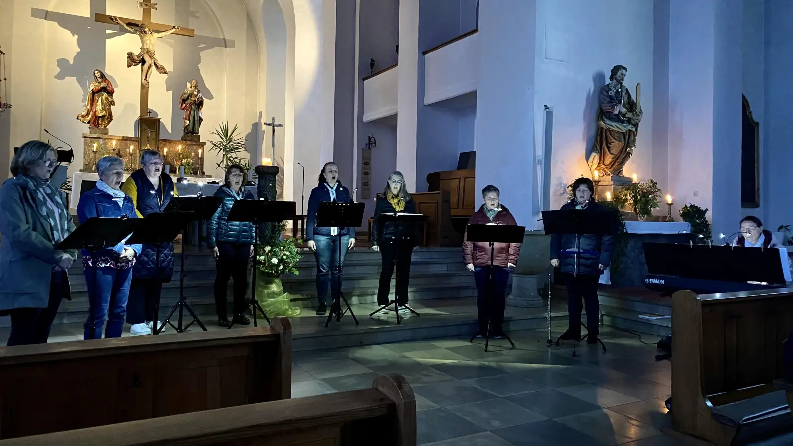 Abendmusik mit dem Chor Glorificamus.  (Bild: Michael Koch)