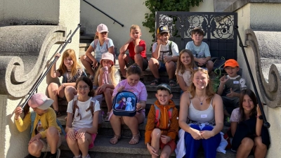 Die Stadtralley ist gemeistert! Und alle kids sind stolz! (Bild: Leonie Luber)