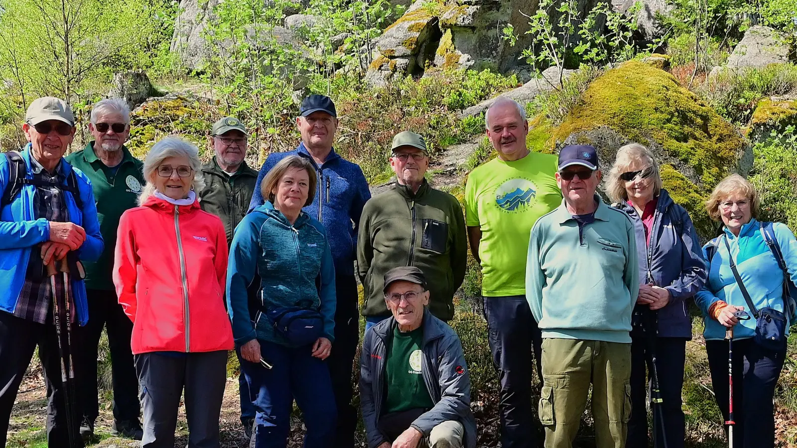 Die FGV-Gruppe beim Wandertag. (Bild: Dr. Siegfried Steinkohl)