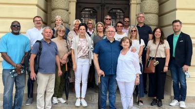 Der Lions-Club Weiden Goldene Straße bei seinem Besuch in Krakau. (Bild: Leslaw Ostaszewski/exb)