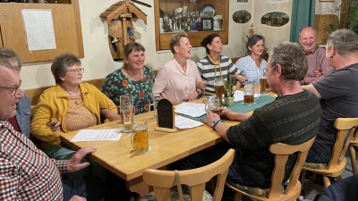 Die Besucher hatten beim „Singen im Wirtshaus” viel Spaß. (Bild: Josef Dietl/exb)