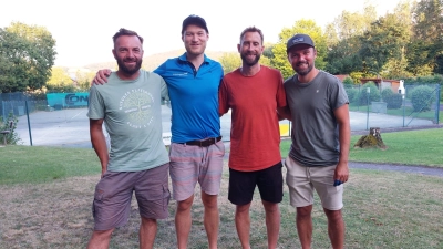 v.l Dieter Bodensteiner, Tim Schuller, Michael Högl und Uli Frischmann. (Bild: Andreas Koch)