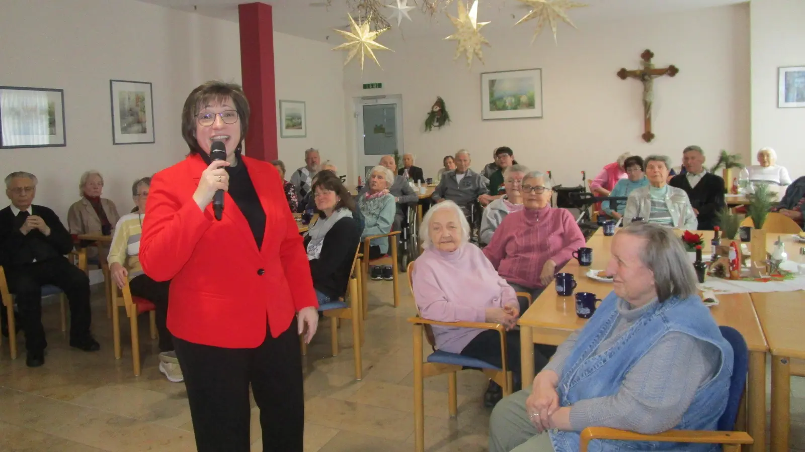 Weihnachtsfeier mit Brigitte-Traeger und Krippenspiel. (Bild: Daniela Donhauser)